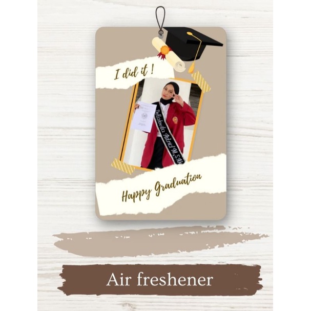 parfum mobil gantung custom foto free refill aroma