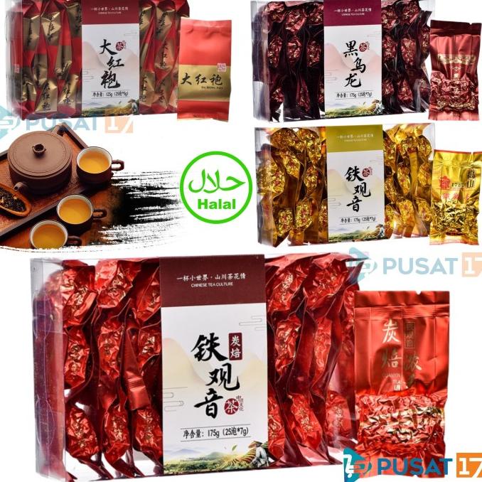 

[ COD ] CHINESE TEA 25BKS/BOX MIKA D2 OOLONG TIE GUAN YIN TEH CHINA TERJAMIN Kode 834