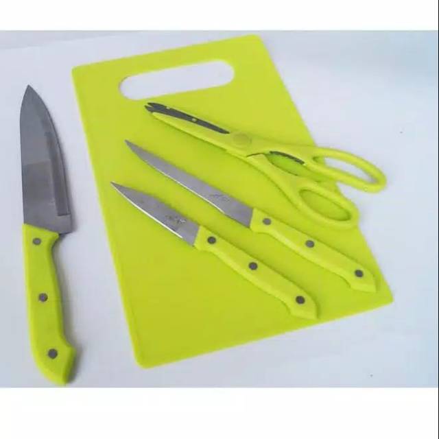 Pisau set + talenan/pisau talenan/talenan multifungsi/pisau set