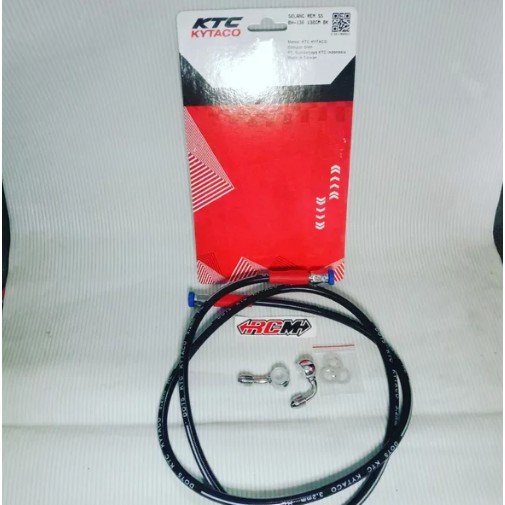 SELANG KABEL CABLE BRAKE REM CAKRAM DISC KTC KYTACO 130CM 130 CM DOT5 DOT 5 ORI KTC ASLI