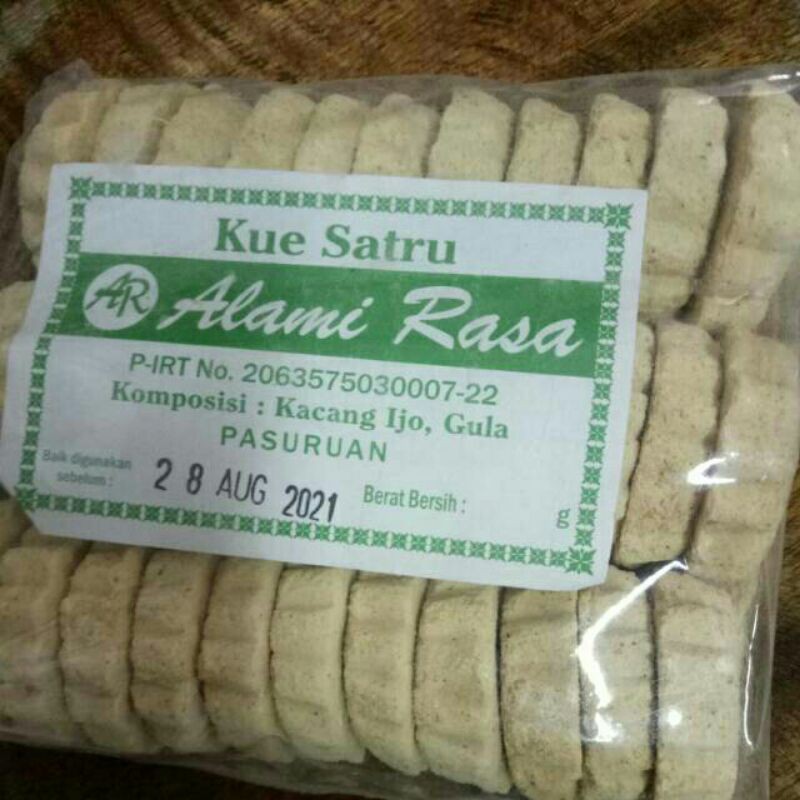 

Kue Kering Satru Alami Rasa kemasan kecil