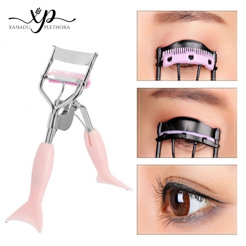 MERMAID COMB EYELASH CURLER - Mermaid Eyelash Curler False Eye Lashes Curling Clip - Penjepit Bulumata