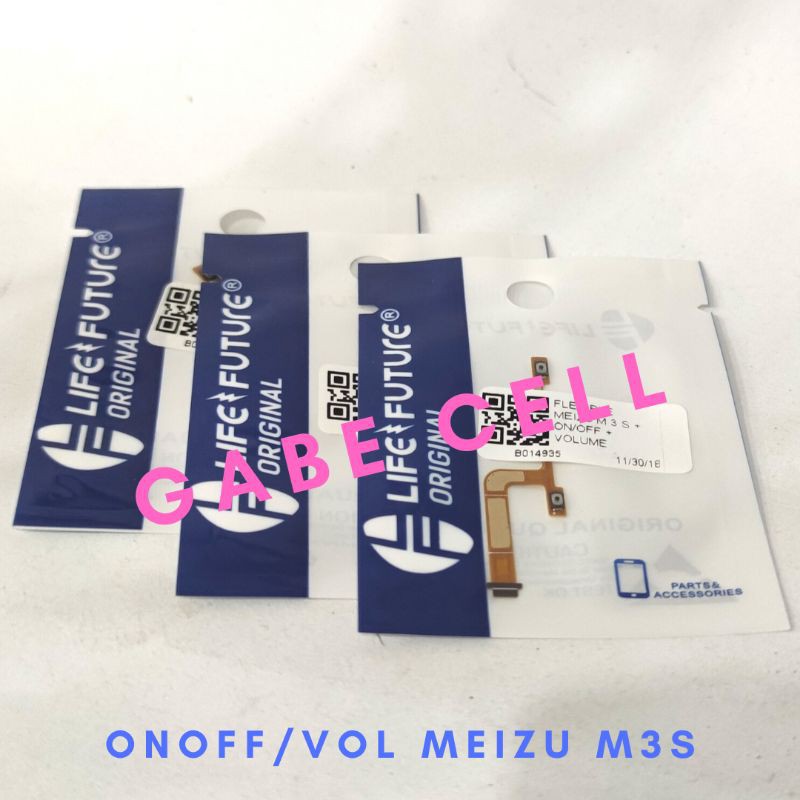 FLEXIBLE TOMBOL ON OFF VOLUME MEIZU M2 NOTE/M3S/M5S