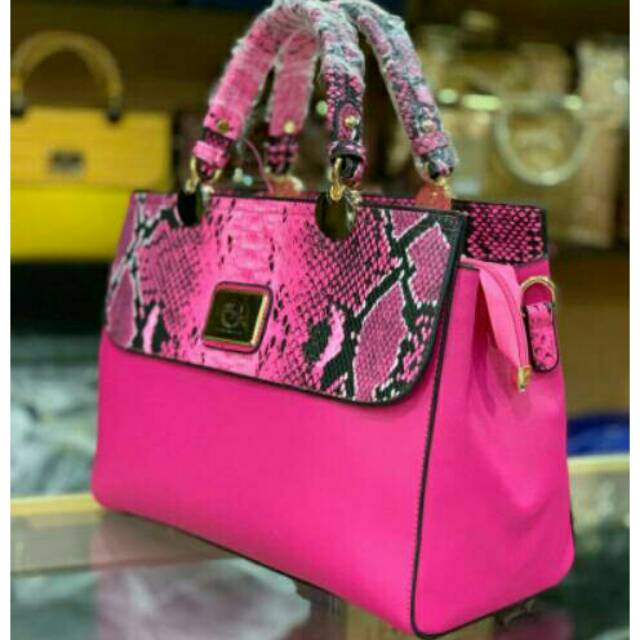 UMANO VERO 6959 SNAKE / UMANOVERO ORIGINAL ITALY DESIGN / TAS PESTA UMANO / UV /IMPORT TAS BATAK