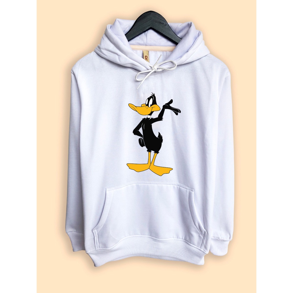 jaket hoodie premium daffy duck