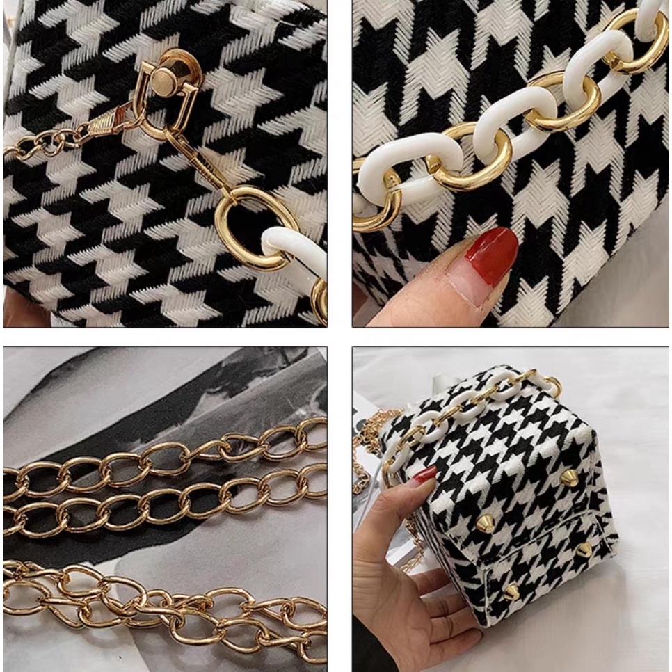 BJ57510 - BLACK/BLUE/BEIGE/RED - TAS KUBUS KOTAK SERUT CLUTCH SLEMPANG JINJING TOTEBAG HANDBAG TALI RANTAI CLUTCH TAS WANITA FASHION IMPORT MODIS ELEGAN TERMURAH TERLARIS TERBARU BAGSTORE JAKARTA TAS BATAM CR7510 JT5101