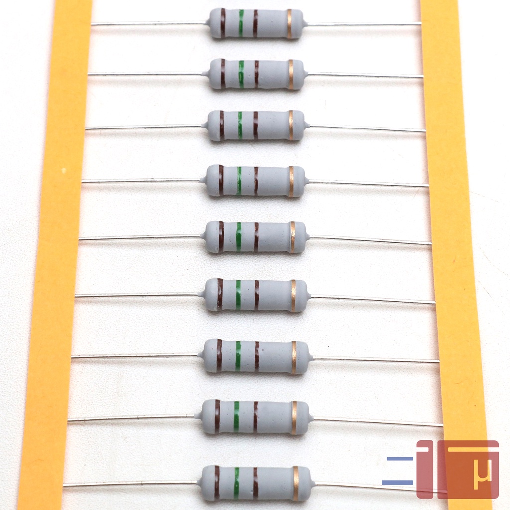 Resistor 150R 150 Ohm 2W Metal Oxide 5% Taiwan Kaki Tembaga