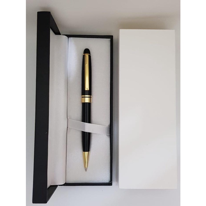 

Pulpen Promosi / Pulpen Elegant Model Montblanc 164 BP LQ Black GT Berkualitas