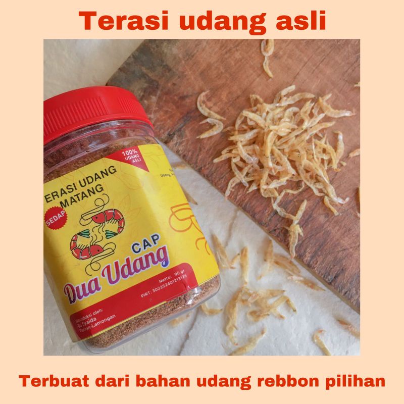 

Terasi udang asli cap dua udang murah