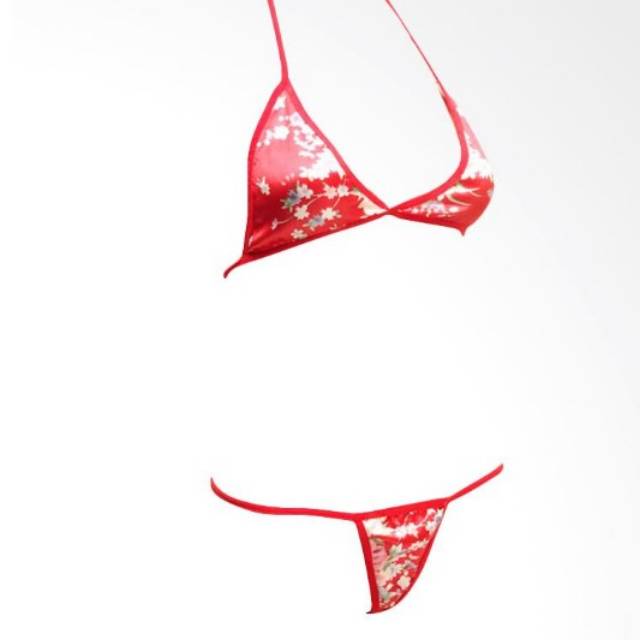 sexy Bikini Red Strap Bra A156   Merah