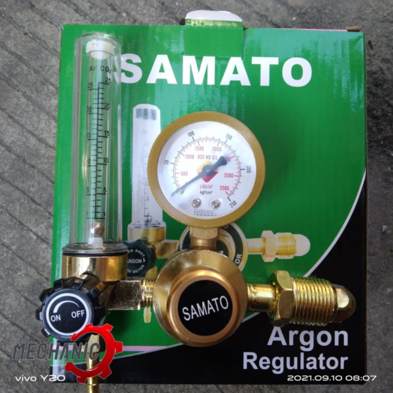 regulator oksigen  samato argon ar tabung las
