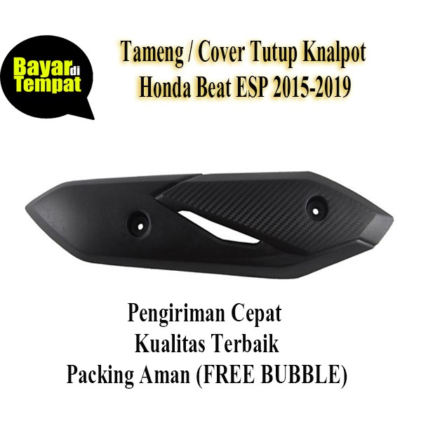 Tameng Knalpot BEAT FI ESP 2015-2016-2017-2018-2019 Tutup Cover Pelindung