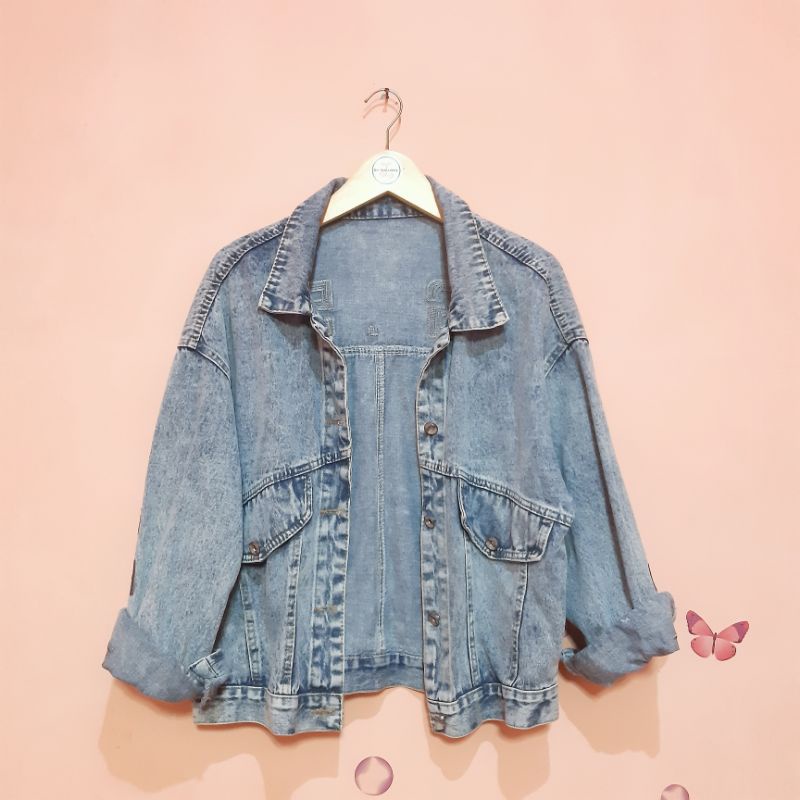 PRELOVED Pribadi Jaket Jeans Oversize by AMR Original