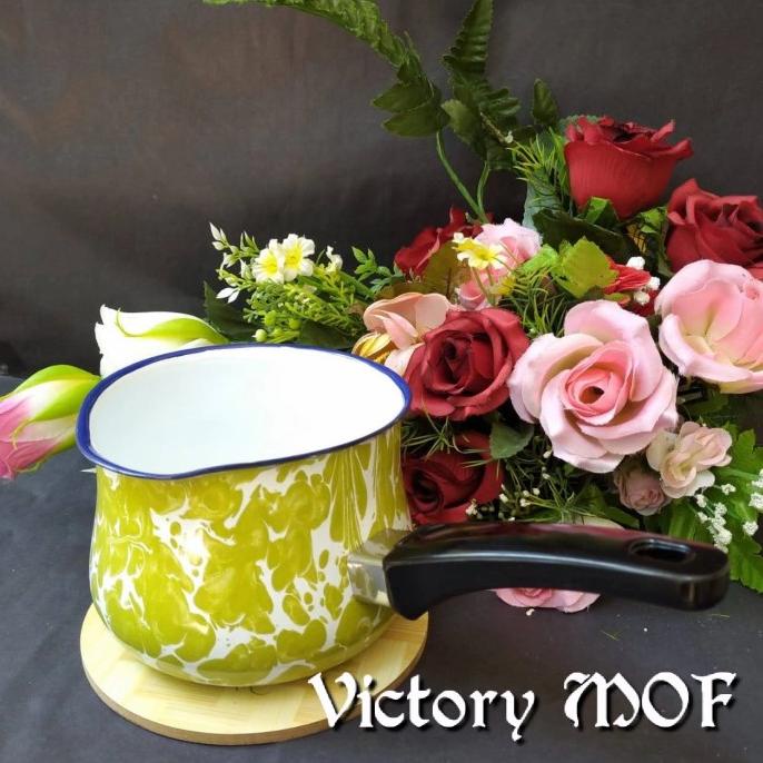 @#@#@#] Panci Enamel Gagang / Panci Milkpan Ejiri Blirik Lemon