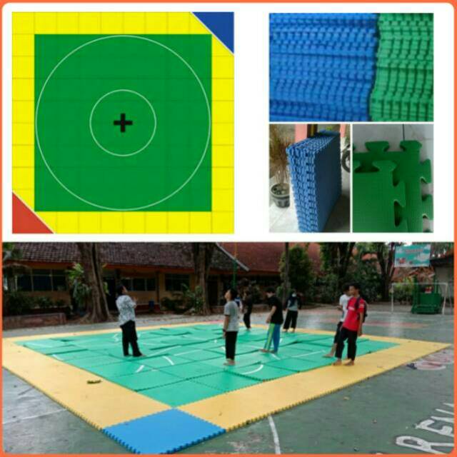 Matras Arena Pertandingan Silat Latihan | Alas Training Pencak Silat Bela Diri Karate Asli Alat Pera