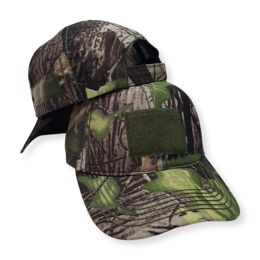 Topi Tactical Perekat Loreng Camo/Perbakin