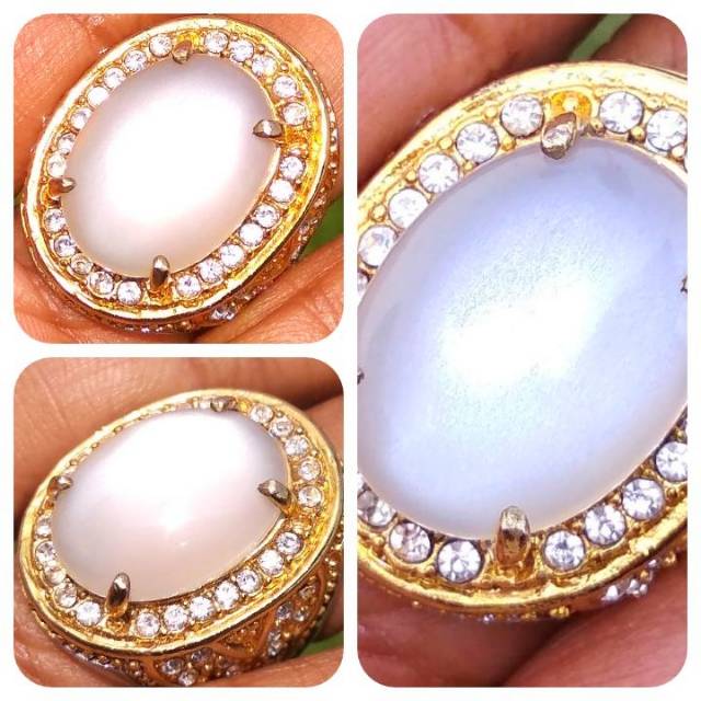 BIG SIZE STAR BIDURI BULAN NATURAL STAR MOONSTONE ORIGINAL ASLI ALAM MANTUL CLEAN KWALITAS SUPER