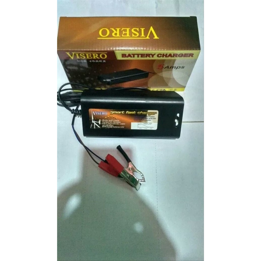 Charger Aki 5A 12V Otomatis - Charger Aki Motor Mobil Otomatis 5A 12V - Murah Berkuwalitas
