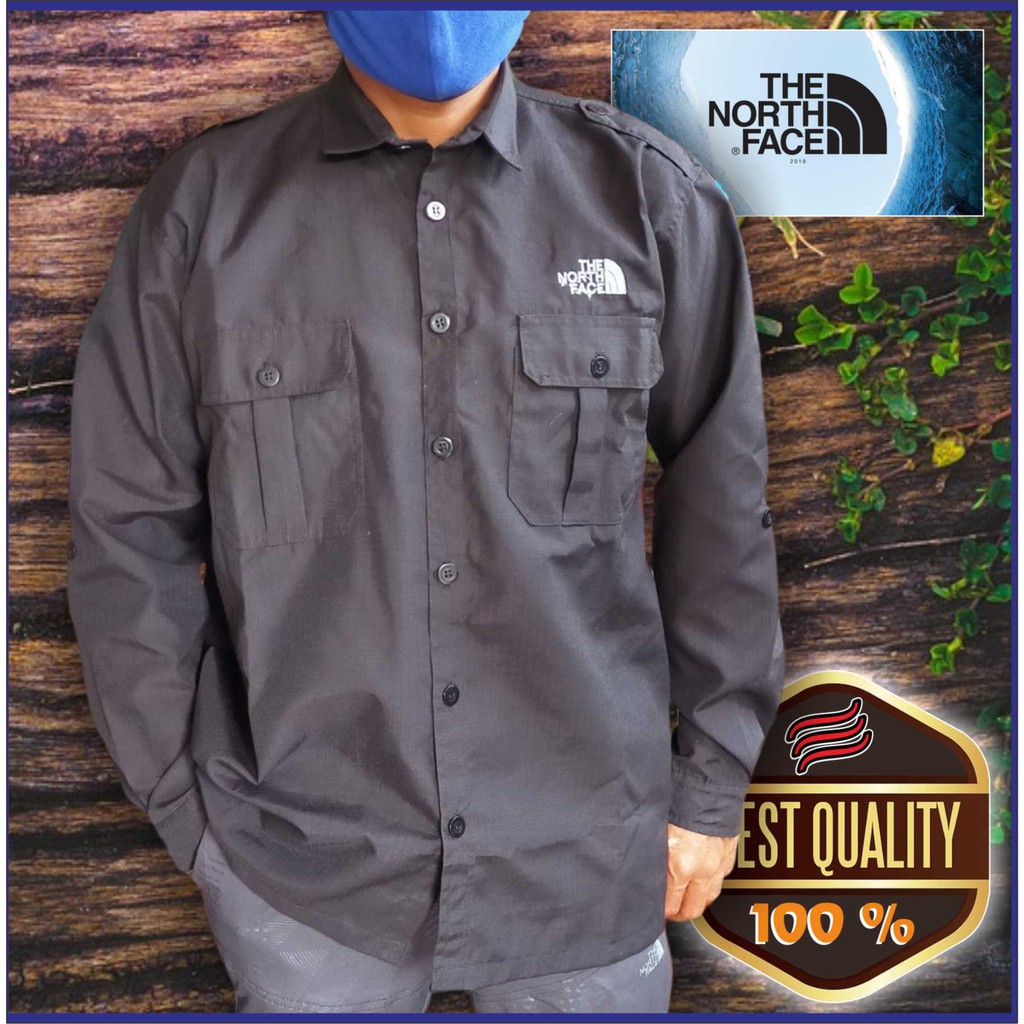 Kemeja Panjang Gunung Ripstop Adventure - Kemeja Panjang Petualang Ripstop Army 21 EDHERTO - Kemeja 