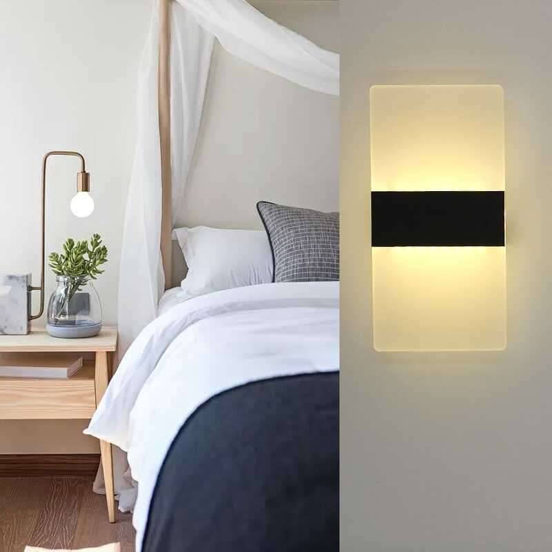 Lampu minimalis Dinding dekorasi hias minimalis LED 3W 2700-3500K Warm White ruang tamu kamar tidur cold White