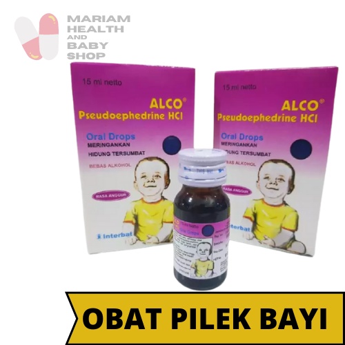 Alco Drop 15 Ml - Mengurangi Hidung Tersumbat Pada Bayi / Obat Pilek Anak Bayi