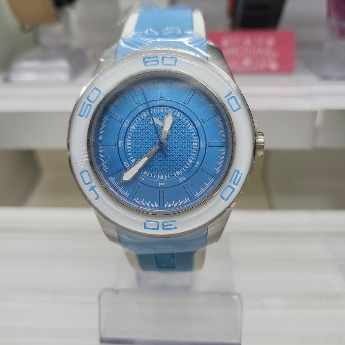 Jam tangan wanita Puma Tube 3HD Blue Original Garansi