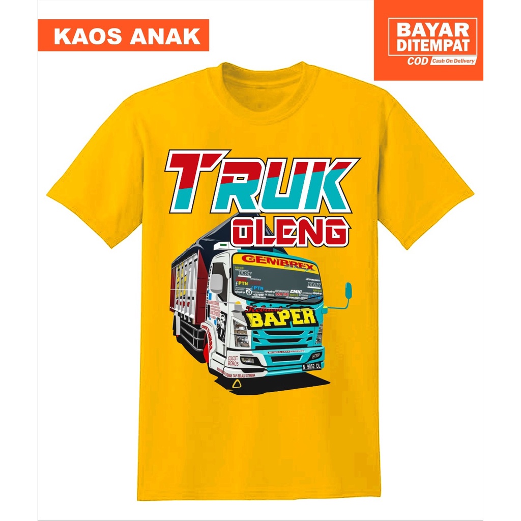 FEI FASHION |BAJU TRUK OLENG ANAK LAKI LAKI VIRAL | BAJU KAOS TRUK OLENG EXVAKATOR | BAJU ANAK LAKI 