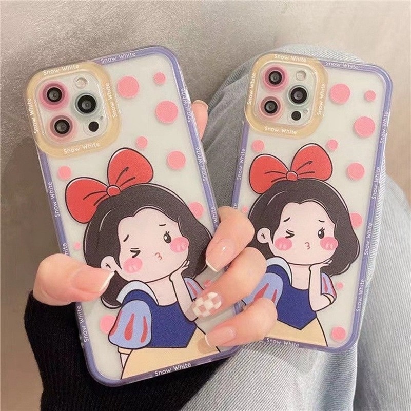 Soft Case Silikon Casing Compatible for iPhone 14 13 12 11 Pro Max X Xr Xs Max iPhone 8 7 6 6s Plus Motif Princess Girl Princess Pattern Phone Case Soft Silicone Anti-dirty Shockproof Case