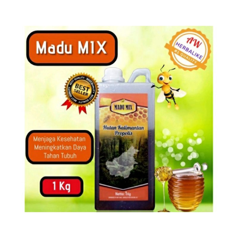 

Madu Mix Hutan Kalimantan Propolis 1 Kg