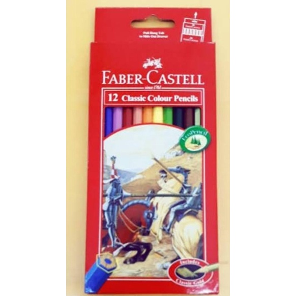 

Kelir Faber Castell 12 Warna Classic Panjang