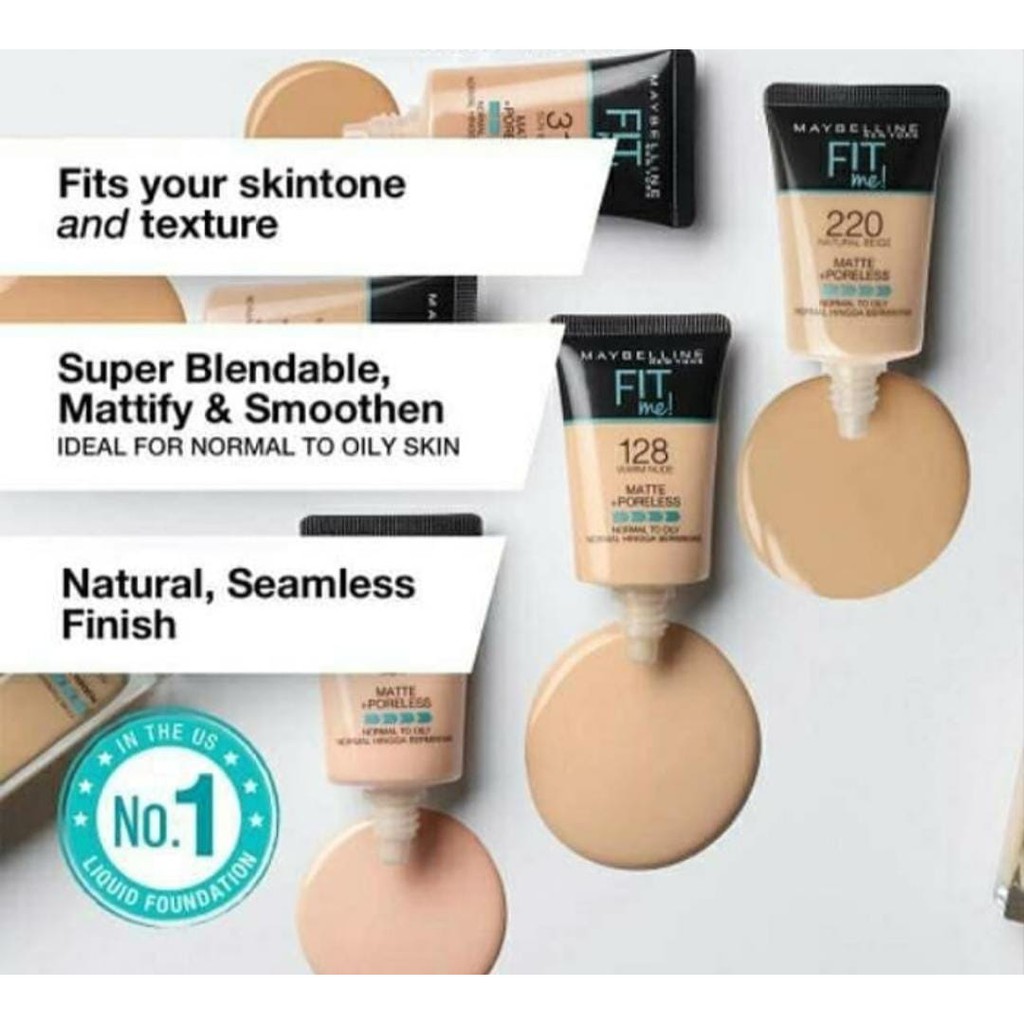 Widjayashopp Maybelline Fitme Foundation Tube