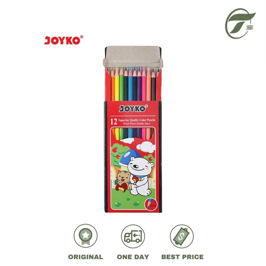 

PENSIL WARNA CP-12PB 12 COLORS PANJANG JOYKO