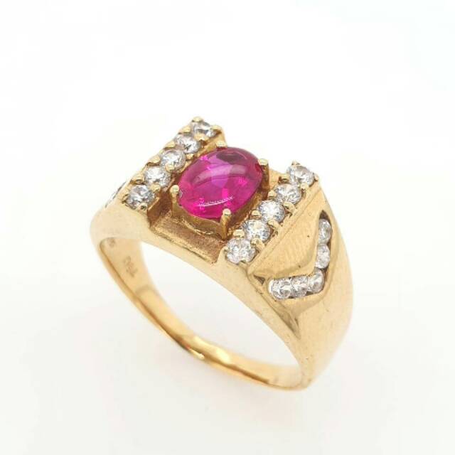 Cincin Emas 17 K - Murah 6.95gr - 3582