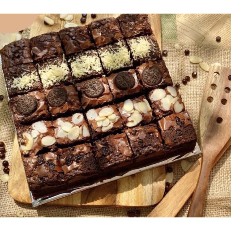 

Brownies Sekat / Fudgy Brownies + Free Give