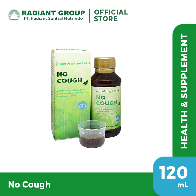 No Cough Obat Batuk Herbal 120ml Shopee Indonesia