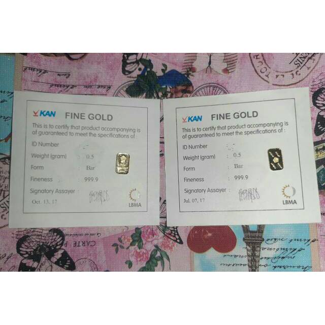 Logam mulia 0.5 gr antam