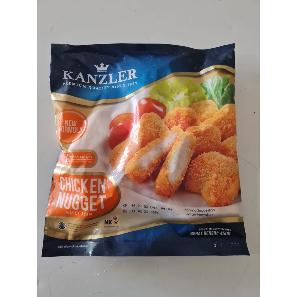 Kanzler Chicken Nugget Original 450  gr