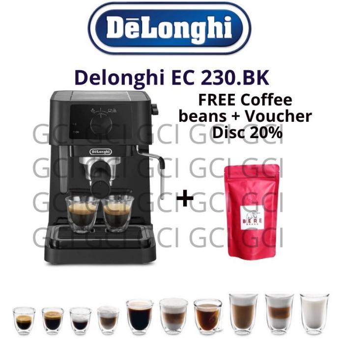 DELONGHI EC 230.BK STILOSA COFFEE MAKER ESPRESSO/MESIN KOPI EC230.BK GBFG654654