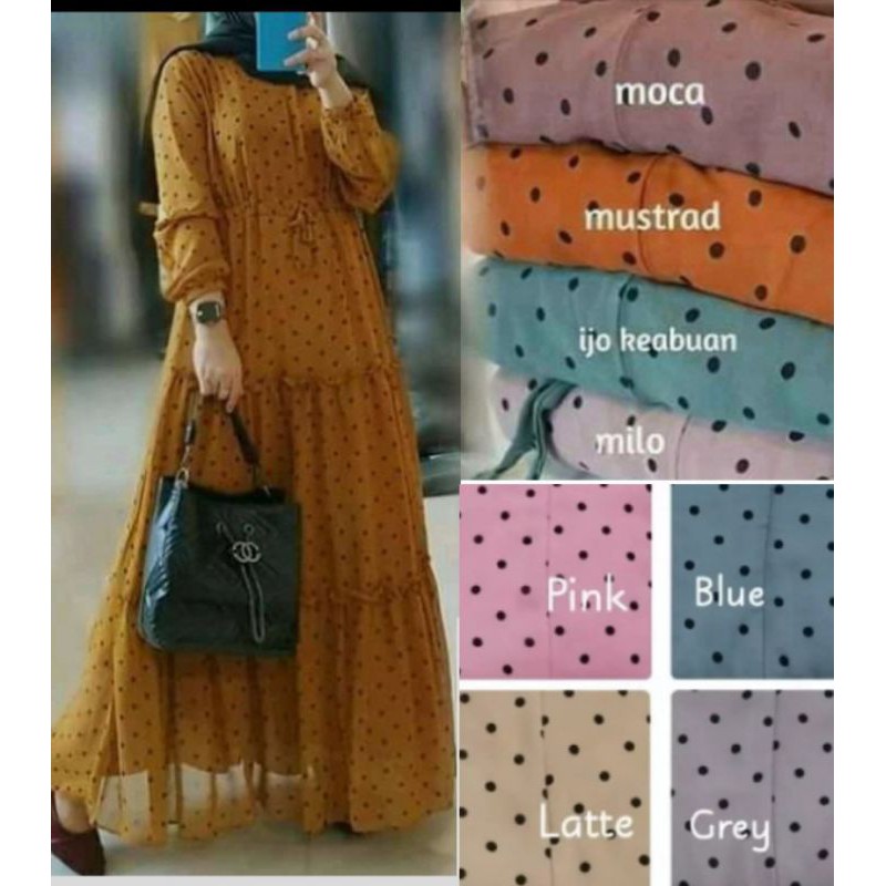 Maxy Polka Serut (1) Ready Stock