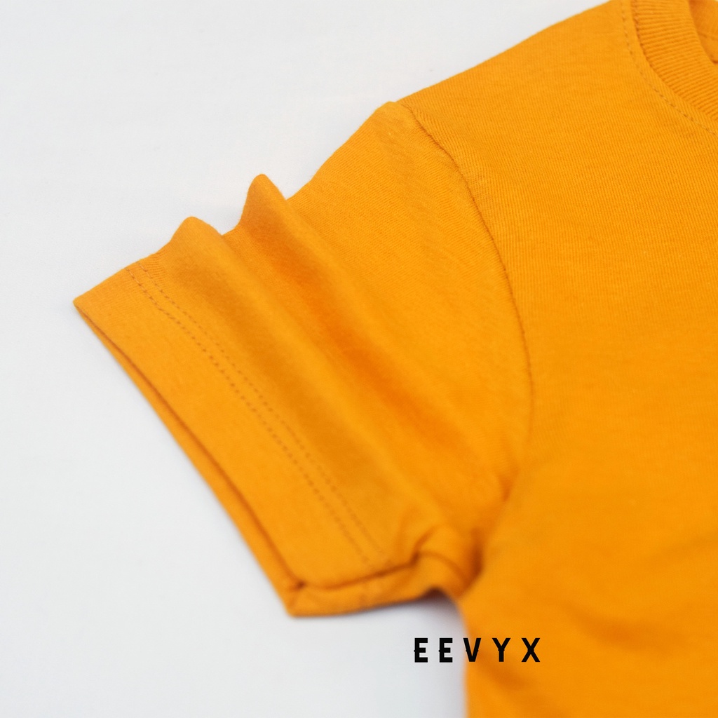 Kizzu Baju Kaos Distro Anak Laki Laki Umur 1-12 Tahun Bahan Cotton - Bear Mustard - Eevyx Store
