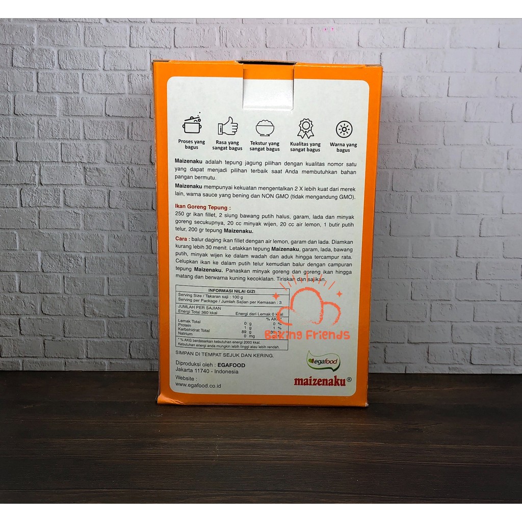 Maizenaku Tepung Pati Jagung 750gr / Corn Strach 750 Gram