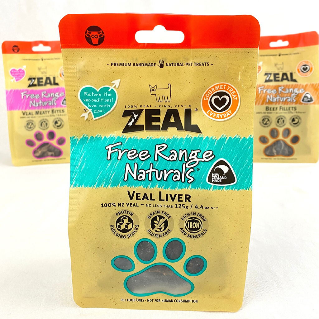 ZEAL Snack Anjing VEAL Liver 125gr