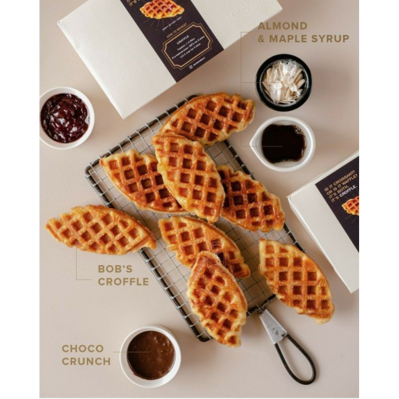 

CROFFLE DEAR BUTTER | BOBABOBBY | Bob's Croffle | CROISSANT WAFFLE