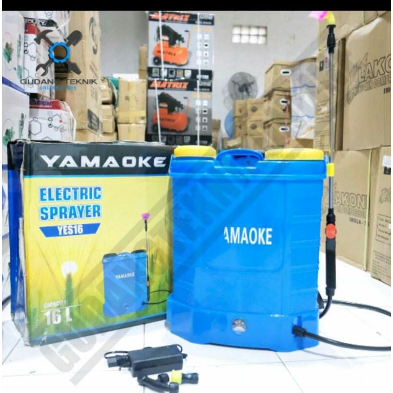 Sprayer Hama Elektrik Yamaoke 16L - Alat Semprot Hama Elektrik Yamaoke Sprayer Obat Hama murah