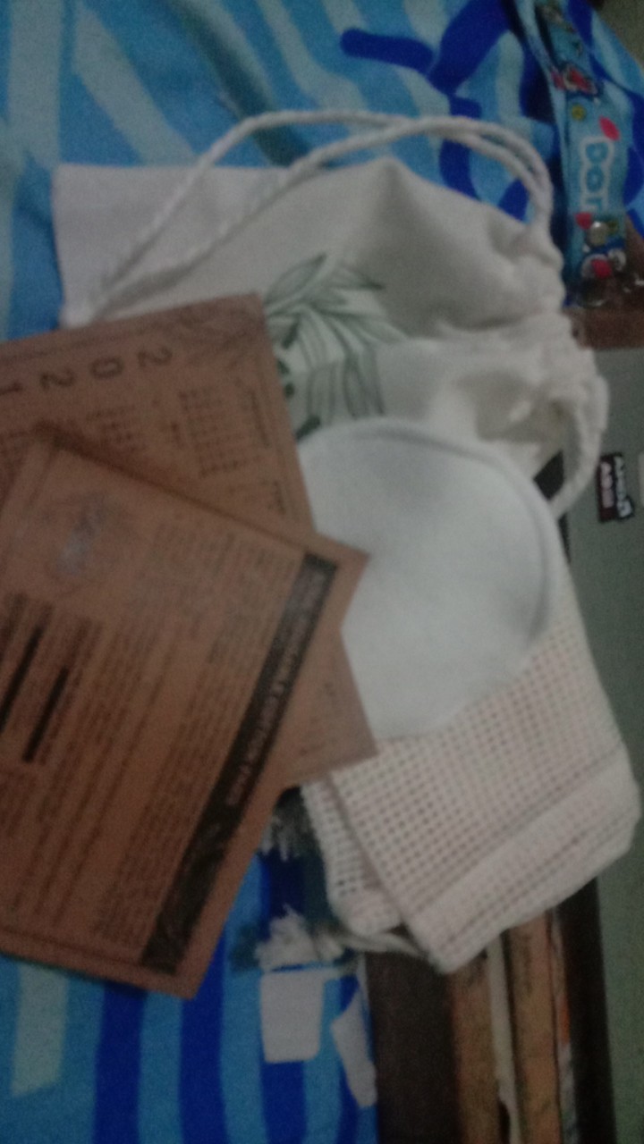 Cotton Pad Mesh Laundry Bag Soul  / Tempat Reusable Cotton Pads / Laundry Bag / Tas Jaring