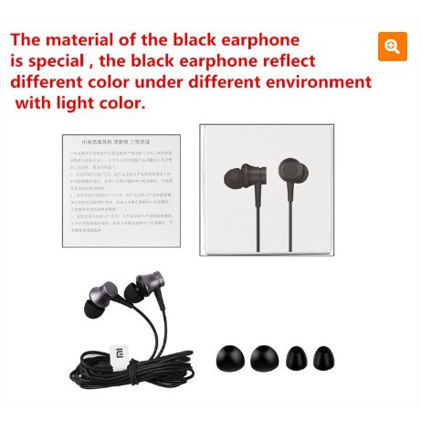 Handsfree Earphone Headset XIAOMI Piston Fresh Original ORI