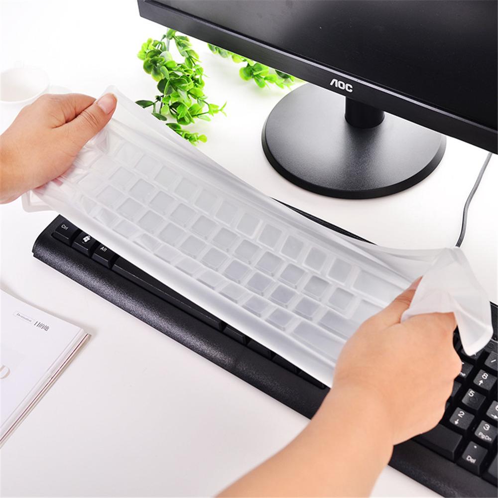 1pc Silicone Desktop Computer Keyboard Cover Skin Protector Cover