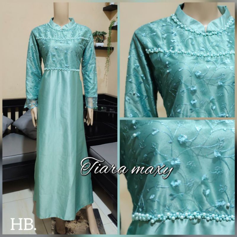 GAMIS PESTA TERBARU GAMIS BROKAT MURAH BAJU MUSLIM WANITA