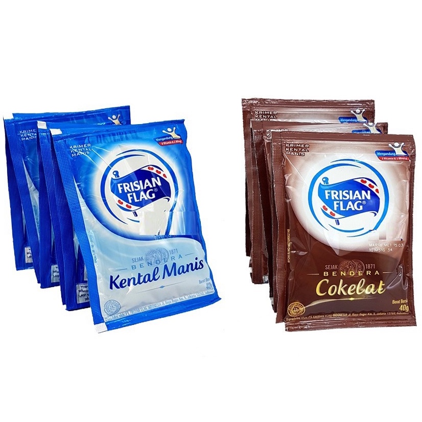 

Susu Kental Manis Frisian Flag (1 Rcg/ 6 sachet)