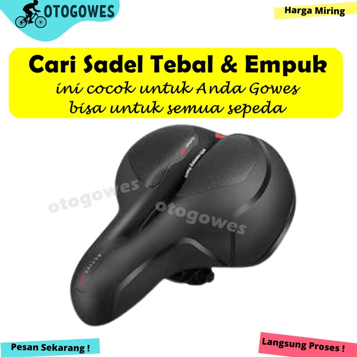 Sadel sepeda lipat polygon united mtb Kulit Menyerap Ball ZheFanku